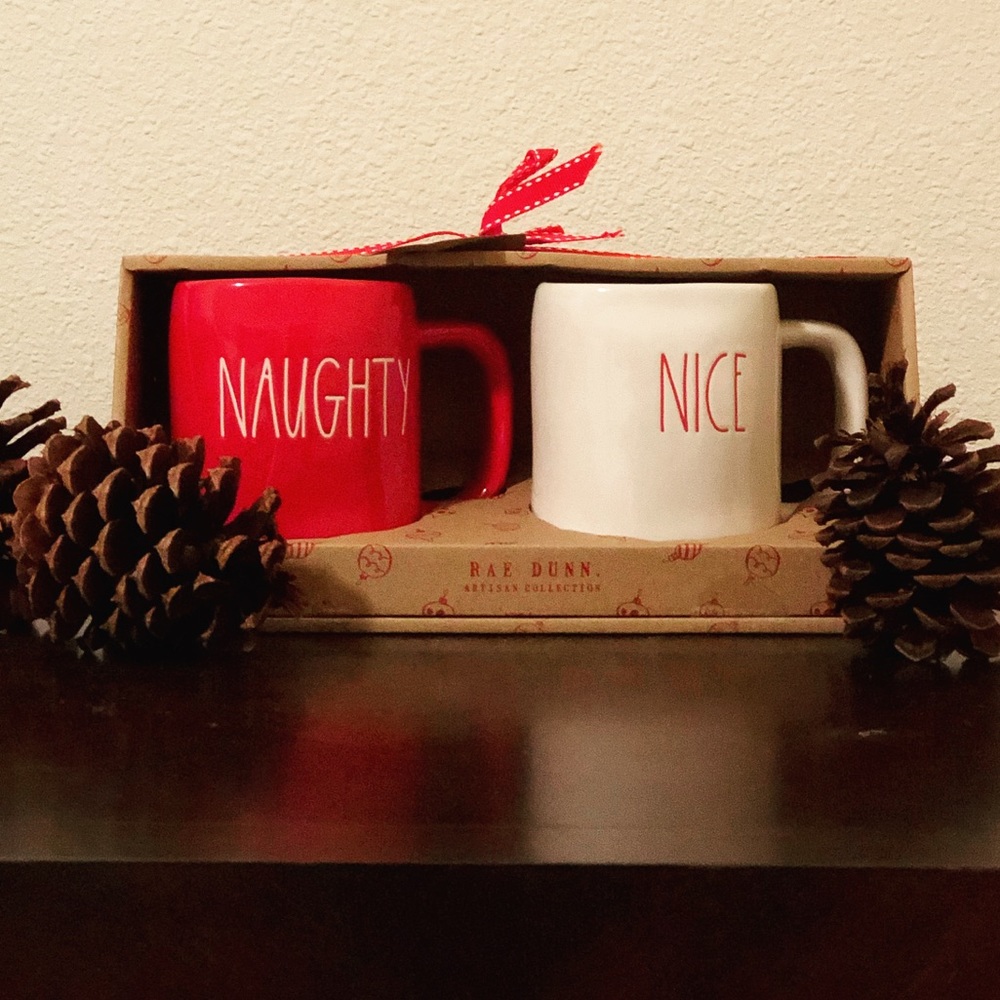 Seasonal Rae Dunn Naughty & Nice Duo Gift Set